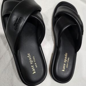 Kate Spade Black Slide Sandals